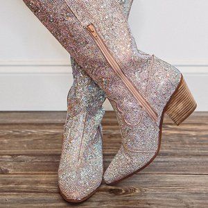 rhinestone boots